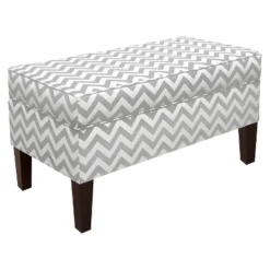 Lizzie Storage Bench In Patterns - Skyline Furniture -Skyline Furniture GUEST 06a3ed1b 843a 4f30 91eb 5d9391a596bb