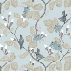 Chinois Floral Square Throw Pillow Blue - Skyline Furniture -Skyline Furniture GUEST 07bc1217 116a 4052 ab60 921d558fb79c