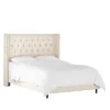 Louis Diamond Tufted Wingback Linen Bed - Skyline Furniture -Skyline Furniture GUEST 0809e48f bf6e 49b3 a8b0 fad2318f54dd