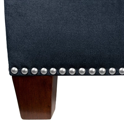 Square Nail Button Ottoman - Skyline Furniture 4 Square Nail Button Ottoman - Skyline Furniture - Image 2