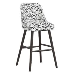 Sherrie Rounded Back Bartstool In Pattern - Skyline Furniture