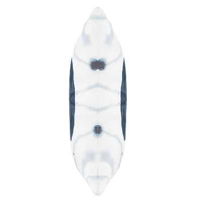 Blue/White Print Throw Pillow - Skyline Furniture 3 Blue/White Print Throw Pillow - Skyline Furniture