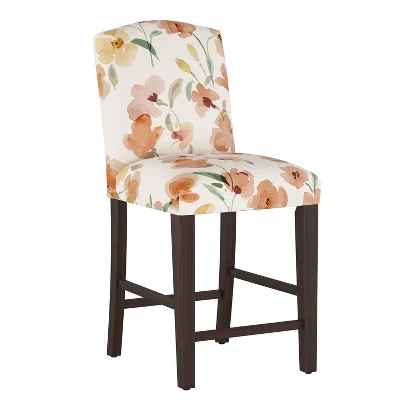 Alex Camel Back Counter Height Barstool With Botanical Print - Skyline Furniture 8 Alex Camel Back Counter Height Barstool With Botanical Print - Skyline Furniture - Image 6