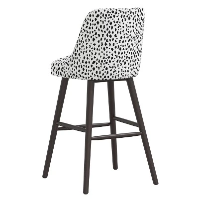 Sherrie Rounded Back Bartstool In Pattern - Skyline Furniture 5 Sherrie Rounded Back Bartstool In Pattern - Skyline Furniture - Image 3