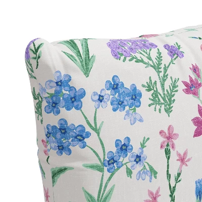 18" X 18" Outdoor Decorative Throw Pillow Botanical - Skyline Furniture 4 18" X 18" Outdoor Decorative Throw Pillow Botanical - Skyline Furniture - Image 2