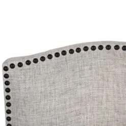 Ayala Nail Button Dining Chair In Linen - Skyline Furniture -Skyline Furniture GUEST 1edb1647 acfd 41e5 8457 83ad70d277c0
