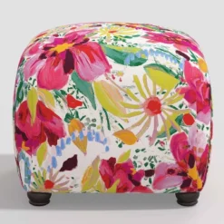 Poppy Botanical Ottoman - Skyline Furniture -Skyline Furniture GUEST 22b68ddb 4ec7 493e a713 b15c7107df63