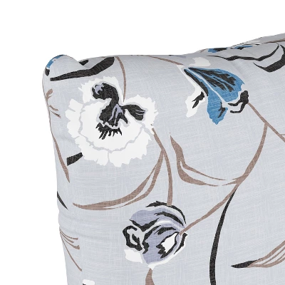 Whisp Floral Square Throw Pillow Blue - Skyline Furniture 4 Whisp Floral Square Throw Pillow Blue - Skyline Furniture - Image 2
