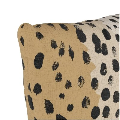 Linen Leopard Square Throw Pillow - Skyline Furniture 4 Linen Leopard Square Throw Pillow - Skyline Furniture - Image 2
