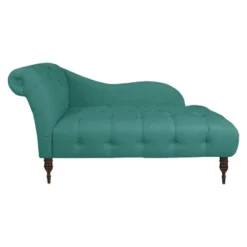 Eden Diamond Tufted Chaise In Linen - Skyline Furniture -Skyline Furniture GUEST 2bcc3919 e5bc 4b10 86d3 8b41c2c19aec