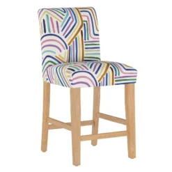 Hendrix Patterned Counter Height Barstool - Skyline Furniture -Skyline Furniture GUEST 316c10b3 a729 4175 b224 6bd3bd099579