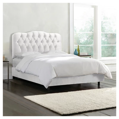 Seville Velvet Upholstered Bed - Skyline Furniture 3 Seville Velvet Upholstered Bed - Skyline Furniture
