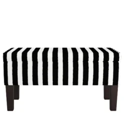 Lizzie Storage Bench In Patterns - Skyline Furniture