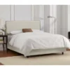 Bella Nail Button Border Bed Talc Linen With Brass - Skyline Furniture -Skyline Furniture GUEST 37db0de8 ea85 4706 9dfc 09791852cb2b