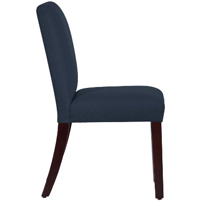 Hendrix Dining Chair In Linen Navy - Skyline Furniture 4 Hendrix Dining Chair In Linen Navy - Skyline Furniture - Image 2