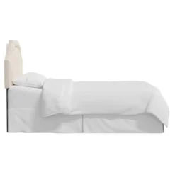 Axel Notched Bordered Headboard Linen - Skyline Furniture -Skyline Furniture GUEST 40369a01 3c2b 4e74 a242 7a8917073518