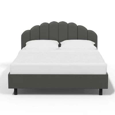 Emma Shell Upholstered Platform Bed - Skyline Furniture 3 Emma Shell Upholstered Platform Bed - Skyline Furniture