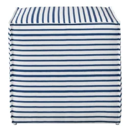 French Seam Ottoman In Nautical Stripe Navy - Skyline Furniture -Skyline Furniture GUEST 42c3fe99 44fe 452d 8201 bea45334822b