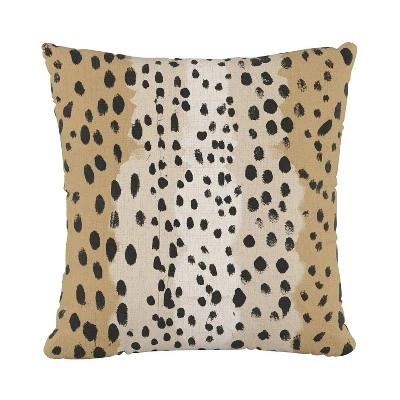 Linen Leopard Square Throw Pillow - Skyline Furniture 7 Linen Leopard Square Throw Pillow - Skyline Furniture - Image 5