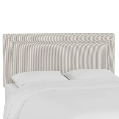 Empire Striped Upholstered Headboard - Skyline Furniture 8 Empire Striped Upholstered Headboard - Skyline Furniture - Image 6