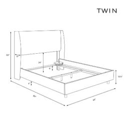 Lauran Wingback Bed In Patterns - Skyline Furniture 10 Lauran Wingback Bed In Patterns - Skyline Furniture -Skyline Furniture GUEST 475a4a42 d8bf 4078 9119 5ce56350168d