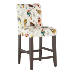 Hendrix Patterned Counter Height Barstool - Skyline Furniture -Skyline Furniture GUEST 62683d37 a86a 4ad0 bc67 aed1c863609f