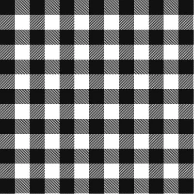 Classic Gingham Outdoor Seat Cushion Black - Skyline Furniture 5 Classic Gingham Outdoor Seat Cushion Black - Skyline Furniture - Image 3