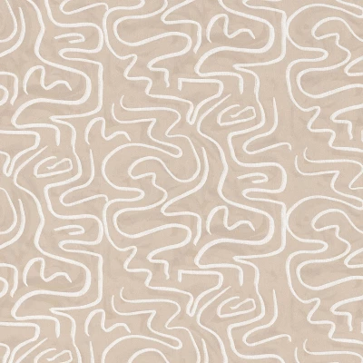 18"x18" Polyester Insert In Evelyn Square Throw Pillow Beige - Skyline Furniture 4 18"x18" Polyester Insert In Evelyn Square Throw Pillow Beige - Skyline Furniture - Image 2