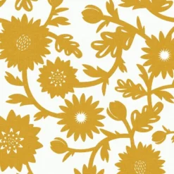 18" X 18" Outdoor Seat Cushion Gardenia Gold - Skyline Furniture -Skyline Furniture GUEST 69cd98ef b552 4536 8d76 227af6b826e1