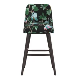 Sherrie Rounded Back Bartstool In Pattern - Skyline Furniture 23 Sherrie Rounded Back Bartstool In Pattern - Skyline Furniture -Skyline Furniture GUEST 6e4ecce5 d28e 4185 b692 c2be18725b71