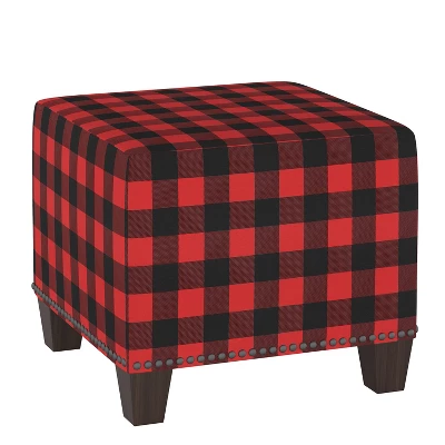 Yosemy Nail Button Square Ottoman In Patters - Skyline Furniture 9 Yosemy Nail Button Square Ottoman In Patters - Skyline Furniture - Image 7