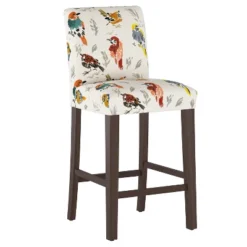 Hendrix Bar Stool In Patterns - Skyline Furniture -Skyline Furniture GUEST 84c72c60 b73d 4d19 a098 86c02f2aae8a