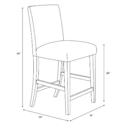 Hendrix Counter Height Barstool In Velvet - Skyline Furniture -Skyline Furniture GUEST 8bb736ae 1a21 4628 9cd2 8acee2845a28 1