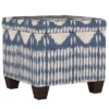 Fairland Square Storage Ottoman Ikat Tonal Blue - Skyline Furniture -Skyline Furniture GUEST 8be0b35a 424a 4921 9dc8 39a7bbb1bbbc
