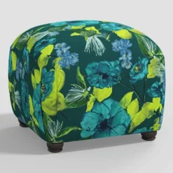 Poppy Botanical Ottoman - Skyline Furniture -Skyline Furniture GUEST 8f4496d6 4a71 4ed6 8a0d c912f19e07b6
