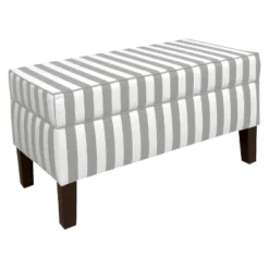 Lizzie Storage Bench In Patterns - Skyline Furniture -Skyline Furniture GUEST 94ec202a cbc6 4f8b ab2b 923ba3a1cb61