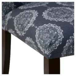 Hendrix Dining Chair In Damask - Skyline Furniture -Skyline Furniture GUEST 96882cd1 1028 4c9f 939f daf074699251
