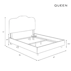 Queen Seville Patterned Bed Folkland Admiral - Skyline Furniture -Skyline Furniture GUEST 974b378c 7002 4c19 8abb d2320d998d31 1