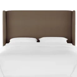 King Sandy Wingback Headboard Mystere - Skyline Furniture