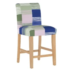 Hendrix Patterned Counter Height Barstool - Skyline Furniture -Skyline Furniture GUEST a050f1b4 33fe 4655 a19c 7932d9a0b3fa
