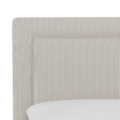 Empire Striped Upholstered Headboard - Skyline Furniture 5 Empire Striped Upholstered Headboard - Skyline Furniture - Image 3