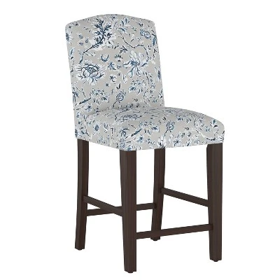 Alex Camel Back Counter Height Barstool With Botanical Print - Skyline Furniture 9 Alex Camel Back Counter Height Barstool With Botanical Print - Skyline Furniture - Image 7
