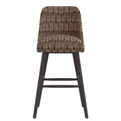 Sherrie Rounded Back Bartstool In Pattern - Skyline Furniture 21 Sherrie Rounded Back Bartstool In Pattern - Skyline Furniture -Skyline Furniture GUEST a4e36819 32eb 4d89 b117 dc3cd07993e9