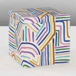 Plano Storage Ottoman In Patterns - Skyline Furniture -Skyline Furniture GUEST a620ac88 f218 4abb abb2 852b31e3d1fb