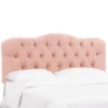 California King Tufted Headboard In Velvet Pink - Skyline Furniture -Skyline Furniture GUEST acb2e899 c1eb 4f1e afc1 ecaab0916898 1