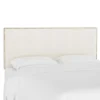 King Bella Nail Button Border Headboard Linen Talc - Skyline Furniture -Skyline Furniture GUEST af68e5fd 3675 48af 9d2f 7d1cc49c1f10
