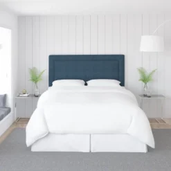 Empire Linen Upholstered Headboard - Skyline Furniture -Skyline Furniture GUEST af936f39 d796 4715 a417 52739ac4dcf3