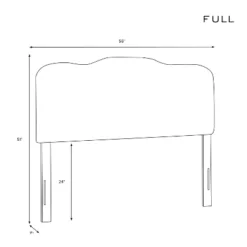 Full Tufted Headboard In Velvet Blush Pink - Skyline Furniture -Skyline Furniture GUEST b032e55f 2e4c 40fd 9a63 6f4c6b3566bf