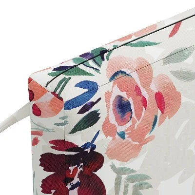 18" X 18" Outdoor Seat Cushion Bianca Floral - Skyline Furniture 4 18" X 18" Outdoor Seat Cushion Bianca Floral - Skyline Furniture - Image 2