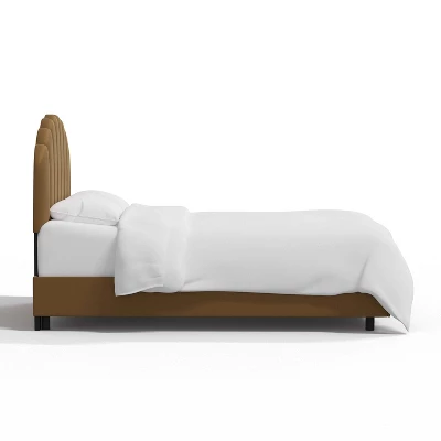 Twin Emma Shell Upholstered Bed - Skyline Furniture 4 Twin Emma Shell Upholstered Bed - Skyline Furniture - Image 2